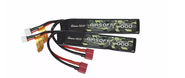 7.4v Lipo battery used for airsoft replicas 