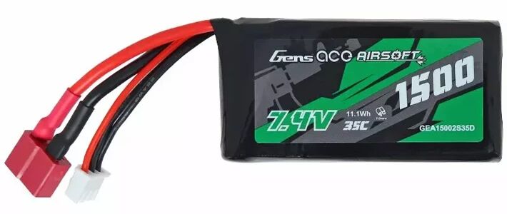 Battery LiPo 7.4v 1500mAh 35C Dean Gens Ace