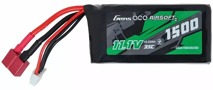 Battery LiPo 11.1v 1500mAh 35C Dean Gens Ace<br />  