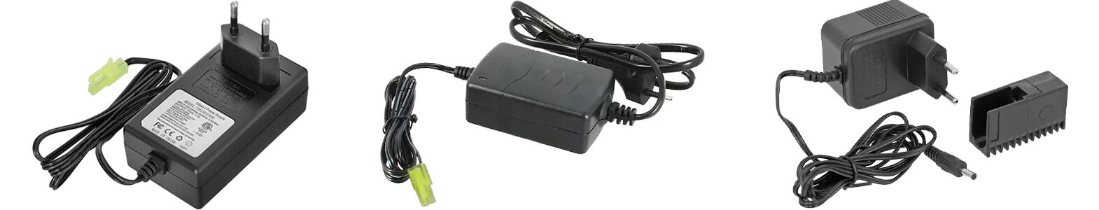Various NIMH battery chargers