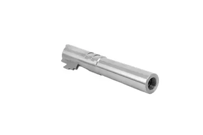 Outer Barrel .45ACP Silver Threaded for Hi-Capa 4.3 Marui AIRSOFT MASTERPIECE