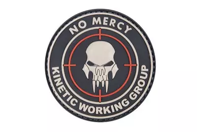 Patch PVC NO MERCY KINETIC WORKING GROUP Black GFC