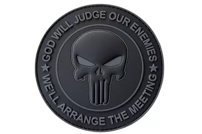 PVC Patch God Will Judge Our Enemies Black GFC