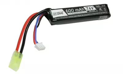 PDW 7.4V 600mAh 20/40C LiPo battery Specna Arms