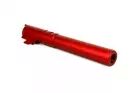 Outer Barrel Alu Ver.2 Threaded Red Hi-Capa 5.1 GBB Marui AIRSOFT MASTERPIECE