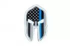 Patch PVC Spartan Helmet Thin Blue Line CONDOR