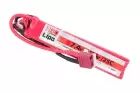 Double Stick Medium 7.4V 1300mAh 25C LiPo battery DEAN Bo-Manufacture