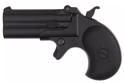 Derringer Double Barrel Full metal Black MAXTACT