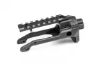 AAP-01 GBB AAC TTI Airsoft black aluminium stock adapter
