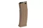 M4 Long Mid-cap 150 ball embossed magazine Tan Tornado Airsoft