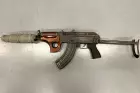 AKMSU  RUST  GHK GBBR Custom Replica