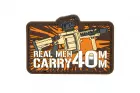 Patch PVC Real Man Carry 40mm GFC