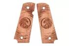 Eagle wood inserts for 1911 Swiss Arms
