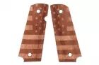 Wooden inserts US Flag for 1911 Swiss Arms