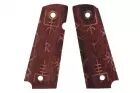 Wooden inserts Runes for 1911 Swiss Arms