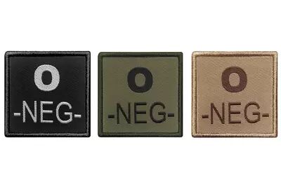 Embroidered patch blood group O- A10 Equipment