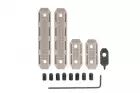 Set Rail Cover M-LOK EP Dark Earth PTS