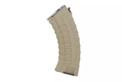 AK Hi-Cap 500 ball magazine Tan CYMA