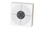 Set of 100 white targets 14cm x14cm Wosport