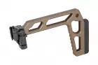 MCX Picatinny DE Airsoft Artisan short folding stock