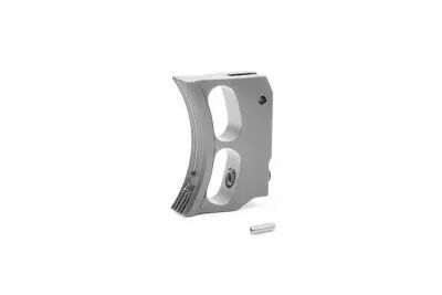 Trigger aluminium type Q long silver for Hi-Capa GBB Marui AIP