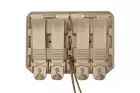 Bungy 8BL Tan M4 / AR15 VEGA HOLSTER double magazine carrier