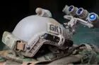 Counterweight pocket for Multicam FMA tactical helmet