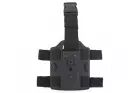 Black thigh plate compatible with Amomax / Cytac WOSPORT