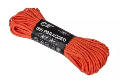 Paracorde 550 30m Burnt Orange Atwood Rope MFG