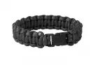 Survival bracelet Paracorde 550 Black Helikon