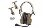 Tactical helmet GEN6 Headset type AMP Tan WOSPORT