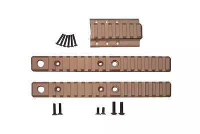 Tactical Extension Rail CNC Kit Tan for SCAR WE Wii Tech