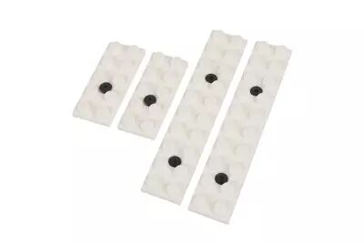 Block M-Lok Cover White Laylax