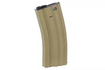 Hi-cap 300 ball metal magazine Tan for M4 Specna Arms