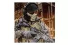 Skull Face Guard Black Laylax