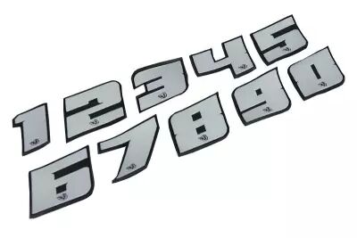 Numbers Patch PVC Cubysoft