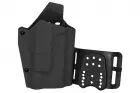 Lightweight Kydex type holster for Glock type + X-300 lamp black WOSPORT