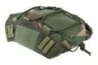 Tactical helmet cover elastic WST woodland for FAST WOSPORT helmet