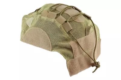 Tactical mesh helmet cover WST tan for FAST WOSPORT helmet