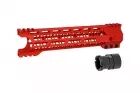 CNC handguard M4/AR15 Ver.1 10  Red Mancraft