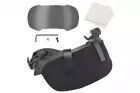 Tactical visor for FAST / Maritime helmets Black WOSPORT