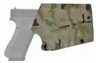 Lightweight Kydex type holster for Glock type + X-400 Multicam lamp WOSPORT