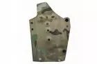 Lightweight Kydex type holster for Glock type + X-400 Multicam lamp WOSPORT