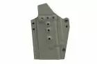 Lightweight Kydex type holster for Glock type + X-400 lamp Olive Drab WOSPORT