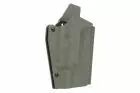 Lightweight Kydex type holster for Glock type + X-400 lamp Olive Drab WOSPORT