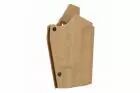 Lightweight Kydex type holster for Glock type + X-400 Tan lamp WOSPORT