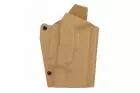 Lightweight Kydex type holster for Glock type + X-400 Tan lamp WOSPORT