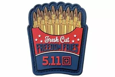 Limited PVC Patch FREEDOM FRIES 5.11