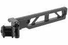 Stock tube ST-6 skeleton picatinny metal 6 position folding black 5KU