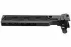 Stock tube ST-6 skeleton picatinny metal 6 position folding black 5KU